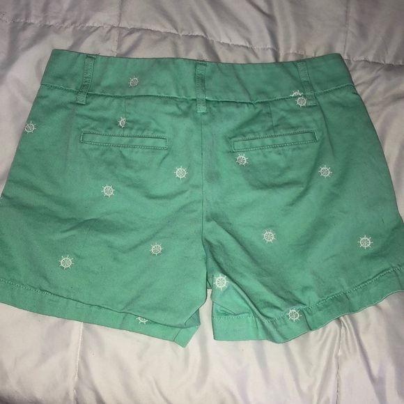 J. CREW turquoise shorts - Picture 2 of 4